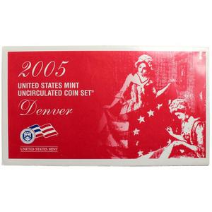 2005 OGP Envelope for United States Mint Uncirculated Coin Set Denver 2005 OGP Envelope for United States Mint Uncirculated Coin Set Denver