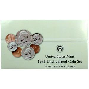 1988 OGP Envelope for United States Mint Uncirculated Coin Set 1988 OGP Envelope for United States Mint Uncirculated Coin Set