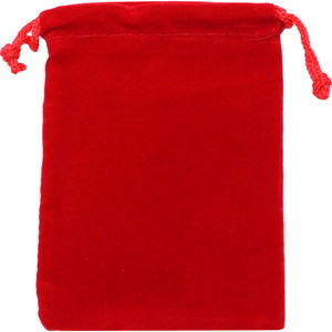 Medium Size Red Velvet Pouch for 5oz Bars or Certified Coins Medium Size Red Velvet Pouch for 5oz Bars or Certified Coins