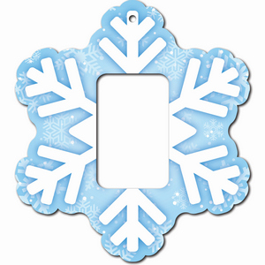 Christmas Snowflake Foam Core Ornament for 1 Ounce Bar Christmas Snowflake Foam Core Ornament for 1 Ounce Bar