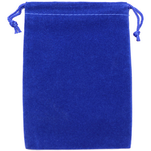 Large Blue Velvet Pouch for 5oz Rounds Large Blue Velvet Pouch for 5oz Rounds