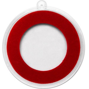 Plastic Capsule - 1/2oz Medallion Ornament Plastic Capsule - 1/2oz Medallion Ornament