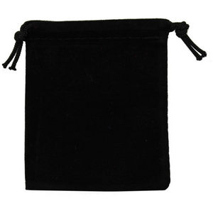 Small Black Velvet Pouch Small Black Velvet Pouch