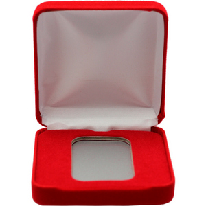 Red Velvet Clamshell Gift Box for 1oz Vertical Bars and Ingots Red Velvet Clamshell Gift Box for 1oz Vertical Bars and Ingots