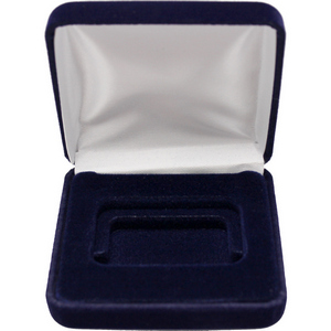 Dark Blue Velvet Clamshell Gift Box for Horizontal 1oz Bars and Ingots Dark Blue Velvet Clamshell Gift Box for Horizontal 1oz Bars and Ingots
