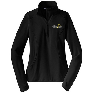 SilverTowne Women's Embroidered Logo Half Zip Pullover