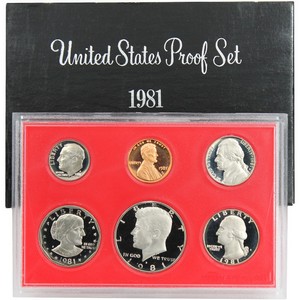 1981 S Proof Set Type 1