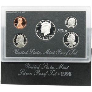 1998 S Silver Proof Set 1998 S Silver Proof Set