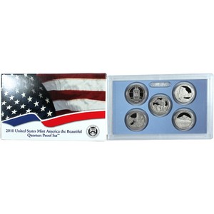2010 S 5pc Quarter Proof Set 2010 S 5pc Quarter Proof Set