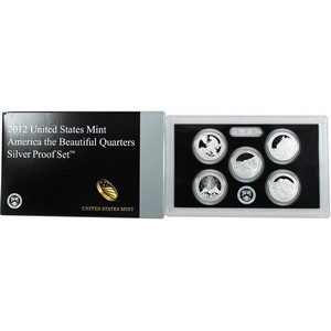 2012 S 5pc Silver Quarter Proof Set
