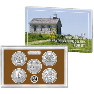2020 S United States Mint 5pc America The Beautiful Quarter Clad Proof Set 2020 S United States Mint 5pc America The Beautiful Quarter Clad Proof Set