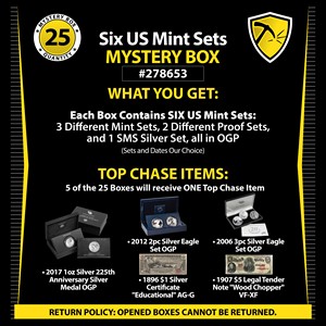 Six US Mint Sets Mystery Box #278653