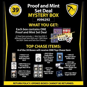 Proof Mint and Set Deal Mystery Box #096292 Proof Mint and Set Deal Mystery Box #096292
