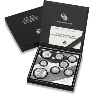 2020 United States Mint Limited Edition 8pc Silver Proof Set 2020 United States Mint Limited Edition 8pc Silver Proof Set