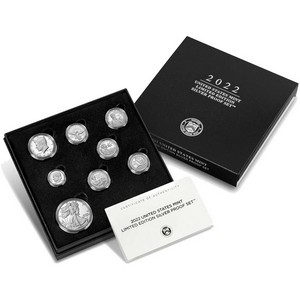 2022 United States Mint Limited Edition 8pc Silver Proof Set 2022 United States Mint Limited Edition 8pc Silver Proof Set