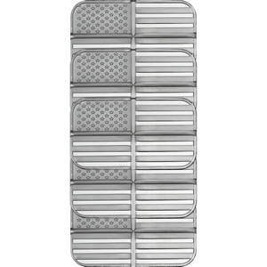 SilverTowne American Flag Divisible 1oz .999 Silver Bar 5pc SilverTowne American Flag Divisible 1oz .999 Silver Bar 5pc