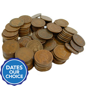 100pc Indian Head Cent G/VF Grab Bag Dates Our Choice 100pc Indian Head Cent G/VF Grab Bag Dates Our Choice