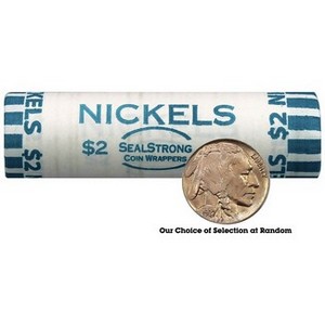 Buffalo Nickel Roll G/VG Condition