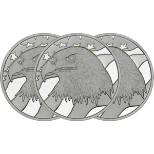 Pledge of Allegiance 1oz .999 Silver Medallion 3pc Pledge of Allegiance 1oz .999 Silver Medallion 3pc