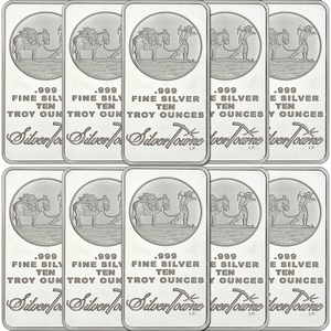 1 oz .999 Silver Bars SilverTowne Trademark Logo Design