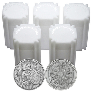 Leonidas I Legendary Warriors Series 1oz .999 Silver Medallion 100pc Leonidas I Legendary Warriors Series 1oz .999 Silver Medallion 100pc