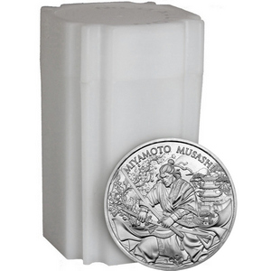 Miyamoto Musashi Legendary Warriors Series 1oz .999 Silver Medallion 20pc