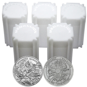 Miyamoto Musashi Legendary Warriors Series 1oz .999 Silver Medallion 100pc