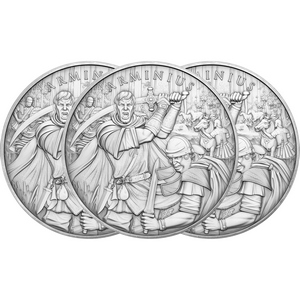 Arminius Legendary Warriors Series 1oz .999 Silver Medallion 3pc