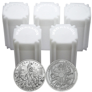 Hannibal Legendary Warriors Series 1oz .999 Silver Medallion 100pc Hannibal Legendary Warriors Series 1oz .999 Silver Medallion 100pc