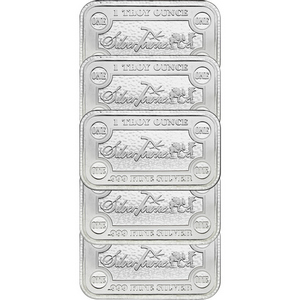 SilverTowne Money Bars 1oz .999 Silver Bar 5pc SilverTowne Money Bars 1oz .999 Silver Bar 5pc