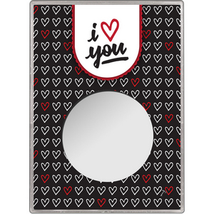 I Love You Hearts Gift Holder for Silver American Eagle - Empty I Love You Hearts Gift Holder for Silver American Eagle - Empty