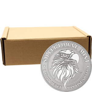 Mighty Eagle 1oz .999 Silver Medallion 500pc Mighty Eagle 1oz .999 Silver Medallion 500pc
