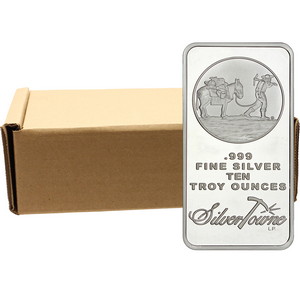 SilverTowne Trademark 10oz .999 Silver Bar 50pc SilverTowne Trademark 10oz .999 Silver Bar 50pc