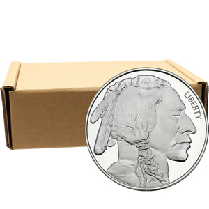 Buffalo Replica 5oz .999 Silver Medallion 100pc Buffalo Replica 5oz .999 Silver Medallion 100pc