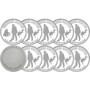 Treasure Hunter: Today's the Day 1oz .999 Silver Medallion 10pc Treasure Hunter: Today's the Day 1oz .999 Silver Medallion 10pc