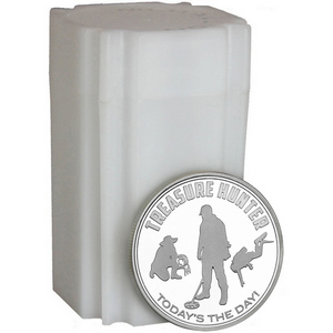 Treasure Hunter: Today's the Day 1oz .999 Silver Medallion 20pc Treasure Hunter: Today's the Day 1oz .999 Silver Medallion 20pc