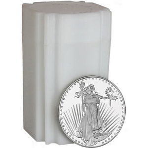 SilverTowne Trademark Saint Gaudens Replica 1oz .999 Silver Medallion 20pc SilverTowne Trademark Saint Gaudens Replica 1oz .999 Silver Medallion 20pc