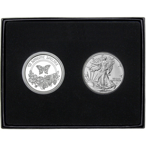 To Someone Special Silver Medallion and Silver American Eagle 2pc Gift Set To Someone Special Silver Medallion and Silver American Eagle 2pc Gift Set