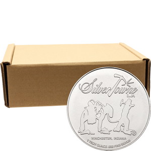SilverTowne Prospector Waffleback Trademark Logo 1oz .999 Silver Medallion 500pc SilverTowne Prospector Waffleback Trademark Logo 1oz .999 Silver Medallion 500pc