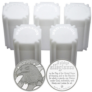 Pledge of Allegiance 1oz .999 Silver Medallion 100pc Pledge of Allegiance 1oz .999 Silver Medallion 100pc
