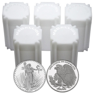 SilverTowne Trademark Saint Gaudens Replica 1oz .999 Silver Medallion 100pc SilverTowne Trademark Saint Gaudens Replica 1oz .999 Silver Medallion 100pc