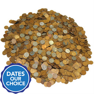 1909-1958 Lincoln Wheat Cent Circulated 5000pc Grab Bag Dates Our Choice 1909-1958 Lincoln Wheat Cent Circulated 5000pc Grab Bag Dates Our Choice