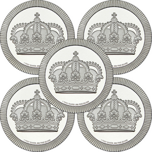 Crown Stackables 1oz .999 Silver Medallion 5pc Crown Stackables 1oz .999 Silver Medallion 5pc