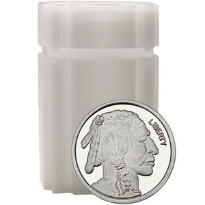 Half Oz Silver Rounds Ounce For Silvertowne Buffalo Replica Half Ounce 999 Silver Medallion 20pc In