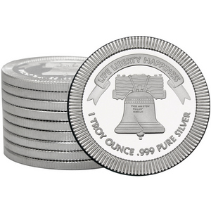 Liberty Bell Stackables 1oz .999 Silver Medallion 10pc Liberty Bell Stackables 1oz .999 Silver Medallion 10pc