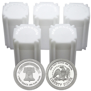 Liberty Bell Stackables 1oz .999 Silver Medallion 100pc Liberty Bell Stackables 1oz .999 Silver Medallion 100pc