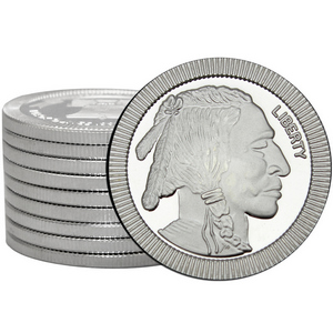 Buffalo Replica Stackables 1oz .999 Silver Medallion 10pc Buffalo Replica Stackables 1oz .999 Silver Medallion 10pc