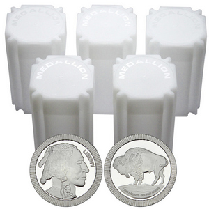 Buffalo Replica Stackables 1oz .999 Silver Medallion 100pc Buffalo Replica Stackables 1oz .999 Silver Medallion 100pc