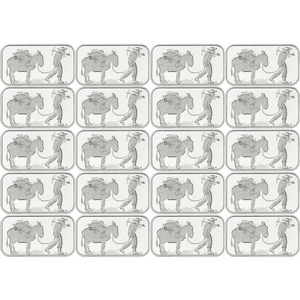 SilverTowne Prospector 1oz .999 Silver Bar 20pc SilverTowne Prospector 1oz .999 Silver Bar 20pc
