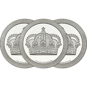 Crown Stackables 1oz .999 Silver Medallion 3pc Crown Stackables 1oz .999 Silver Medallion 3pc